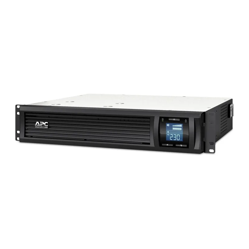 Источник бесперебойного питания APC Smart-UPS C SMC2000I-2U черный