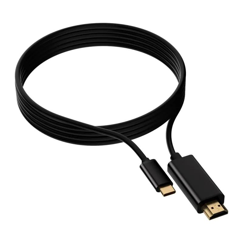 Кабель Buro BU-TYPEC-HDMI-1.5M черный