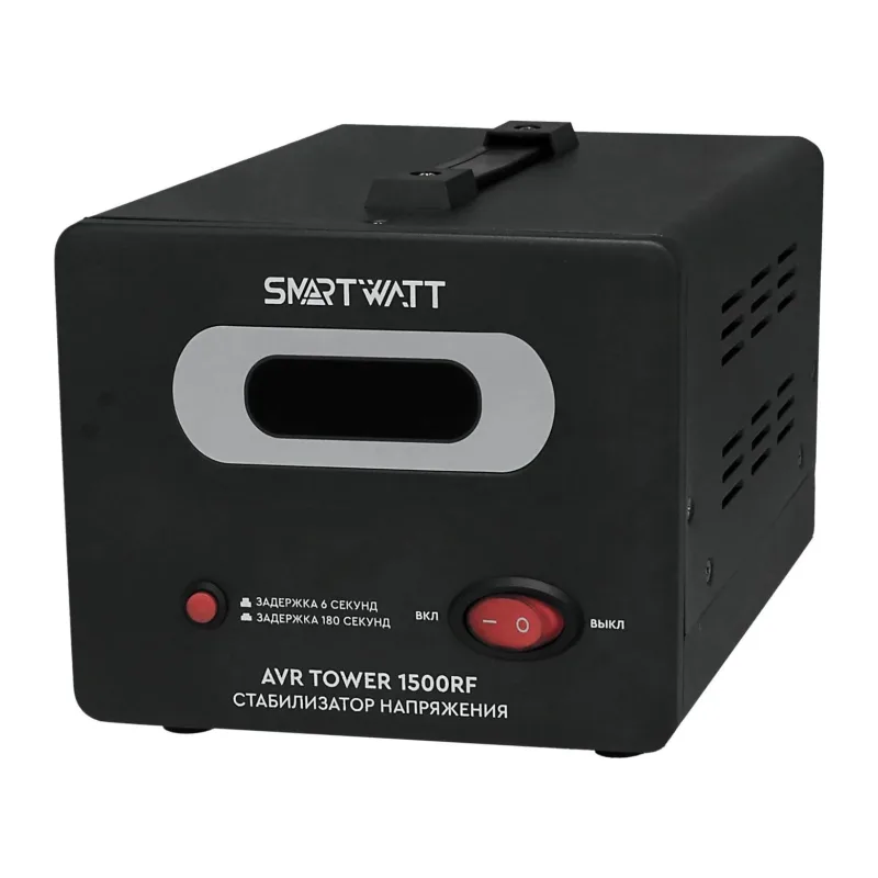 Стабилизатор напряжения Smartwatt AVR Tower 1500RF черный (4512020370004)