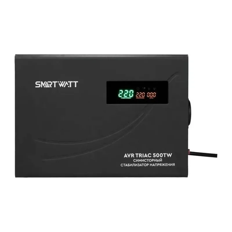 Стабилизатор напряжения Smartwatt AVR Triac 500TW черный (4512020380004)