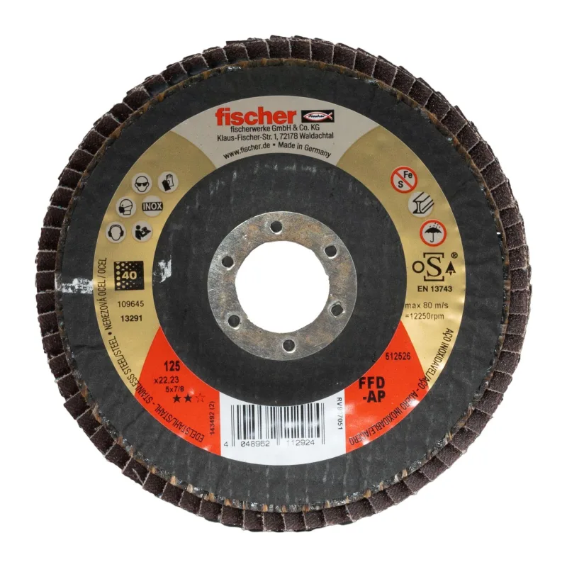 Диск лепестковый Fischer FFD-AP 125 K40 Inox (512526)