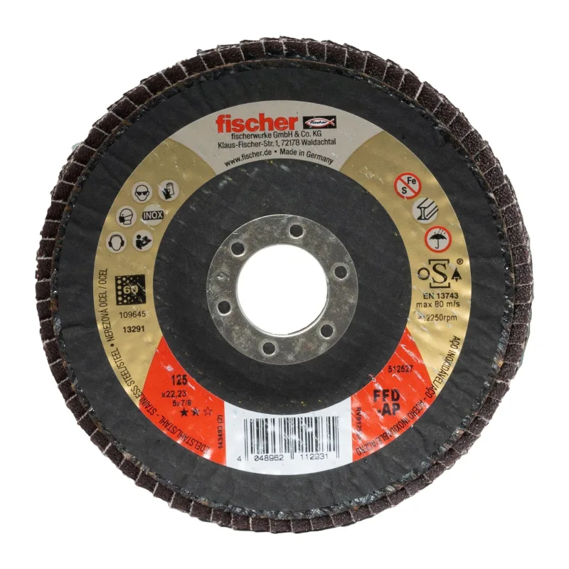 Диск лепестковый Fischer FFD-AP 125 K60 Inox (512527)