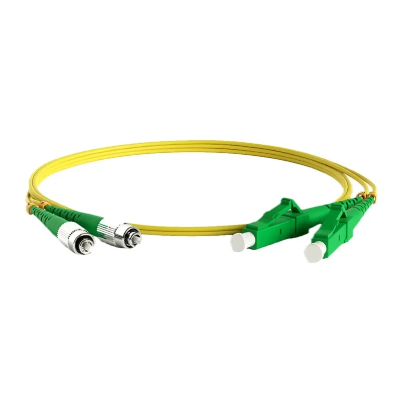 Кабельная сборка Hyperline FC-D2-9-FC/AR-LC/AR-H-2M-LSZH-YL