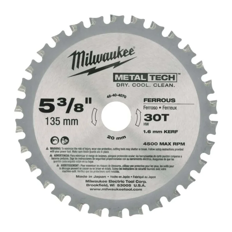 Пильный диск Milwaukee 48404070