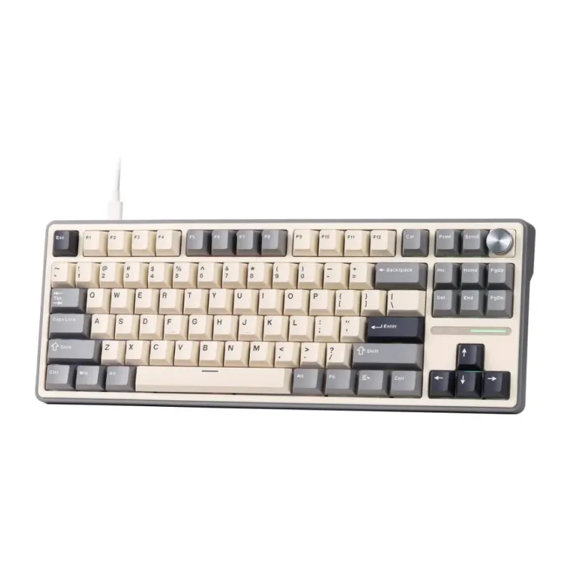 Клавиатура Royal Kludge RK R87 Pro Half Creamy switch/Grey