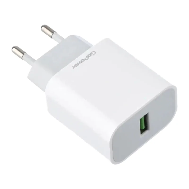 Сетевое зарядное устройство GoPower 00-00022767 White
