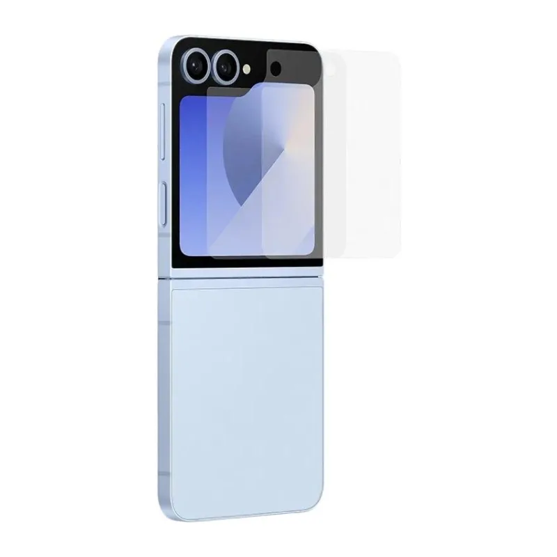 Защитная пленка Samsung для Galaxy Z Flip6 прозрачный 2шт (EF-UF741CTEGRU)