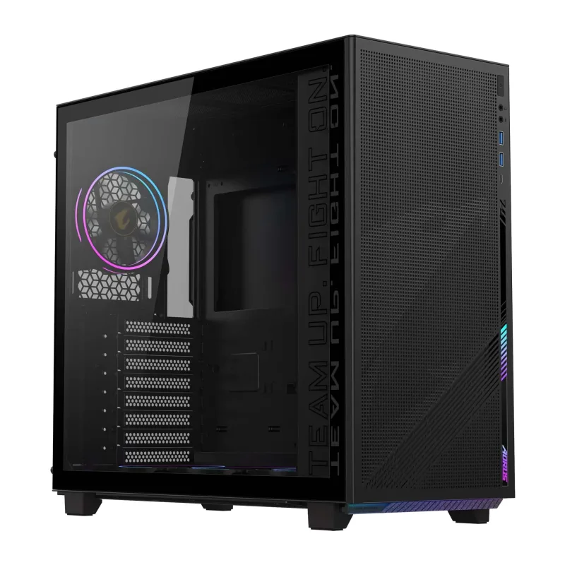 Корпус Gigabyte AORUS C400 GLASS без БП черный (GB-AC400G)