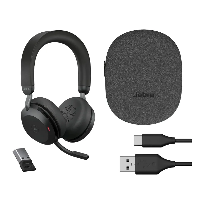 Наушники Jabra Evolve2 75 MS Teams USB-A Black (27599-999-999)