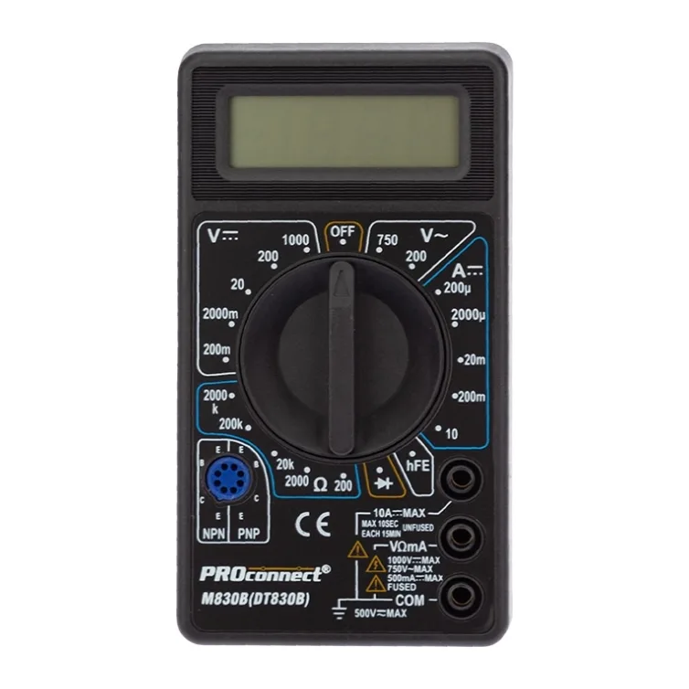 Мультиметр PROconnect M830B DT830B (13-3011)
