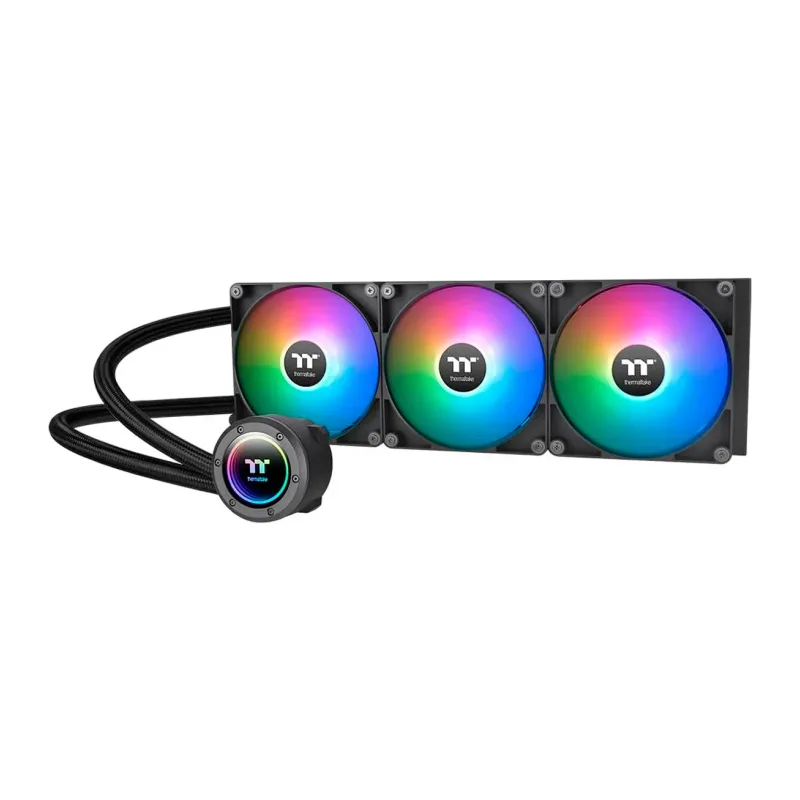 Система жидкостного охлаждения для процессора Thermaltake TH420 V2 ARGB черный (CL-W376-PL14SW-A)