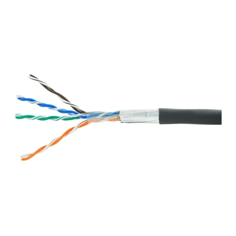 Кабель витая пара Cablexpert FPC-5051E-4-CU-OUT черный