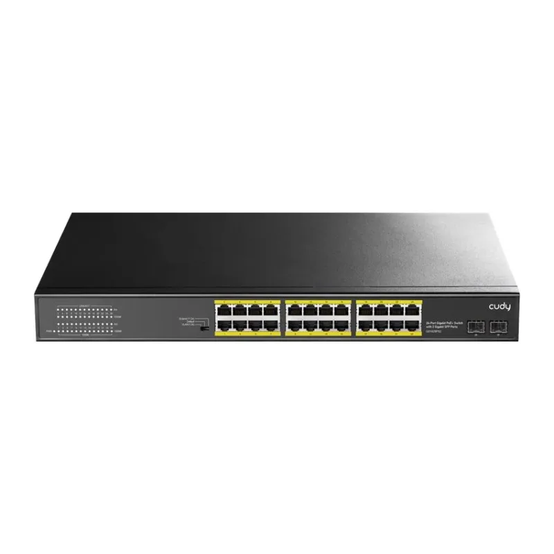 Коммутатор Cudy GS1028PS2 (24 x PoE 1Gb RJ45, 2 x SFP, 300W, 19", Unmanaged)