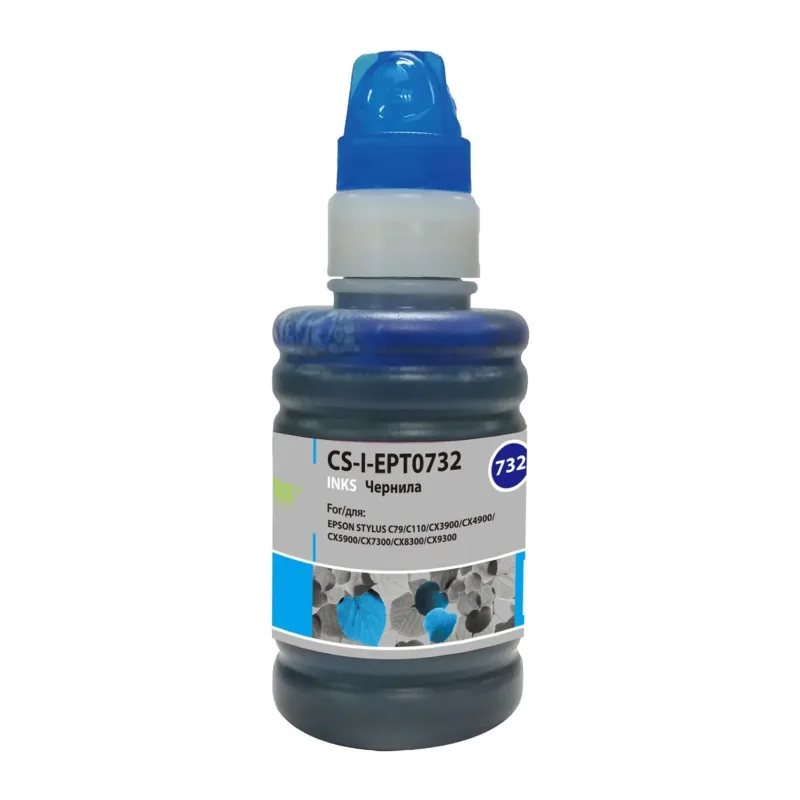 Чернила Cactus CS-I-EPT0732 голубой