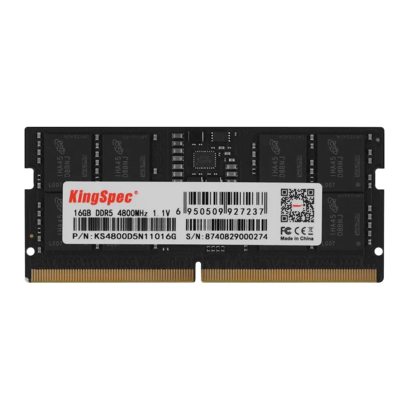 Оперативная память Kingspec 16GB DDR5 PC5-38400 (KS4800D5N11016G)