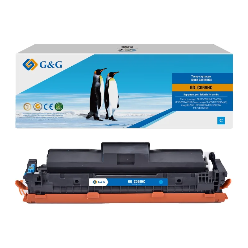 Картридж G&G 069H Cyan (GG-C069HC)