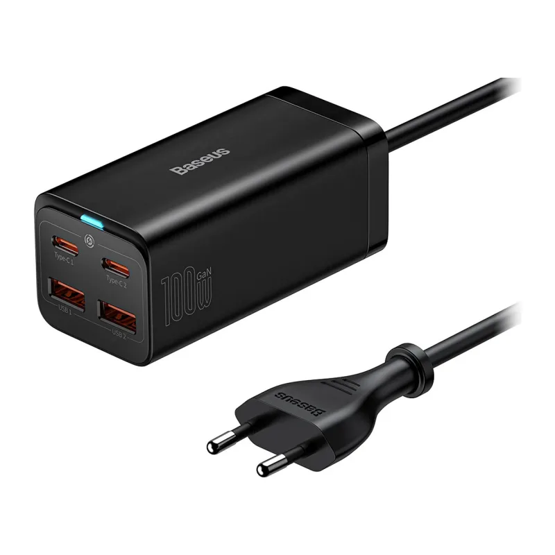 Сетевое зарядное устройство Baseus GaN3 Pro 100W Black (CCGP000101)