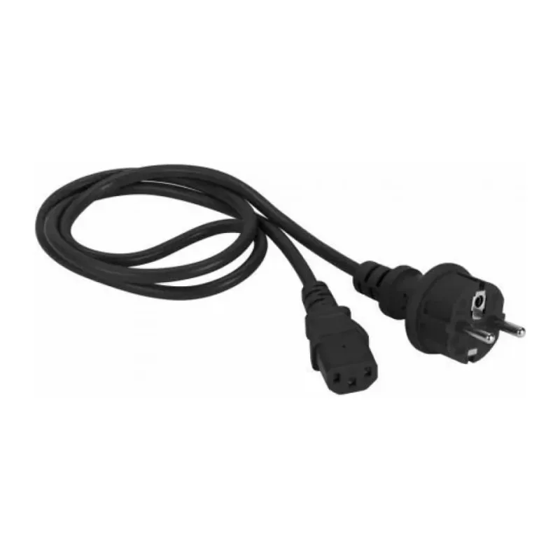 Шнур питания Lanmaster LAN-PP13/SH-2.0-BK черный