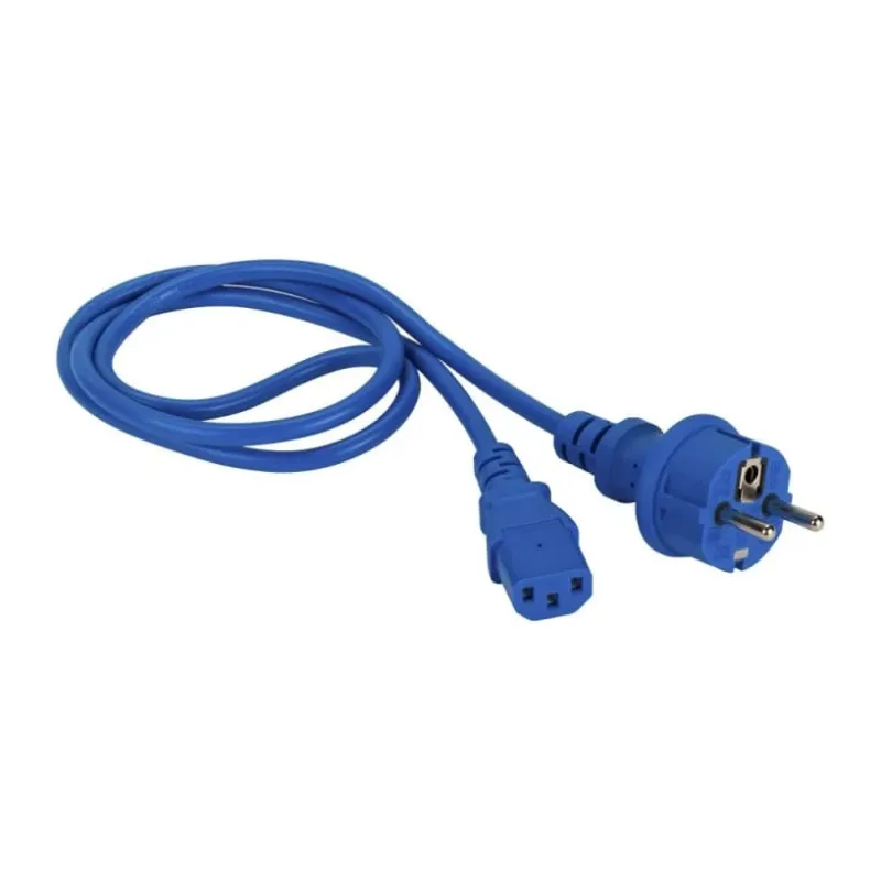 Шнур питания Lanmaster LAN-PP13/SH-2.0-BL синий