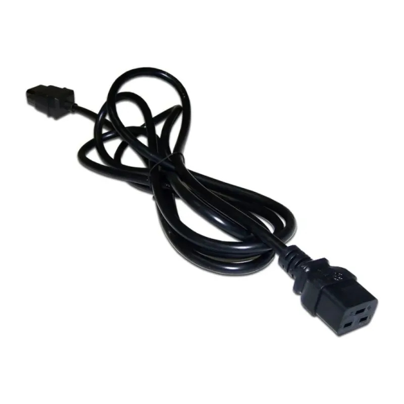 Шнур питания Lanmaster LAN-PP19/20-1.0-BK черный