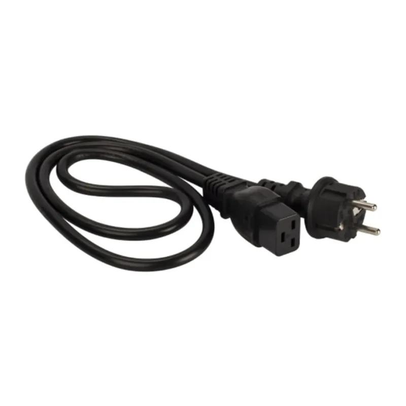 Шнур питания Lanmaster LAN-PP19/SH-0.5-BK черный
