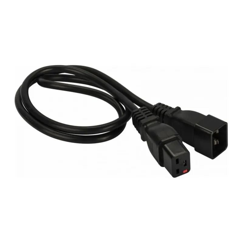 Шнур питания Lanmaster LAN-PP19L/20-2.0-BK черный