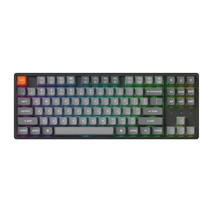 Клавиатура Keychron K8 Max Swappable RGB Brown Switch Black (K8M-J3-RU)