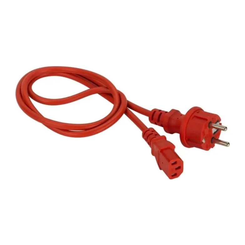 Шнур питания Lanmaster LAN-PP13/SH-3.0-RD красный