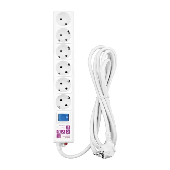 Сетевой фильтр Power Cube SPG(5+1)-16B-1,9М белый