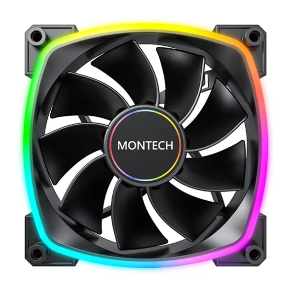 Вентилятор для корпуса Montech RX140 Reverse ARGB PWM черный