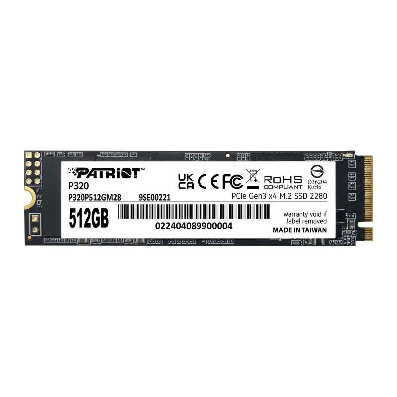 SSD диск Patriot P320 512GB (P320P512GM28)
