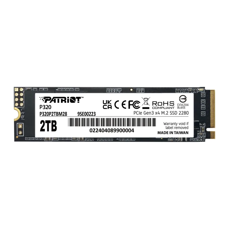 SSD диск Patriot P320 2TB (P320P2TBM28)