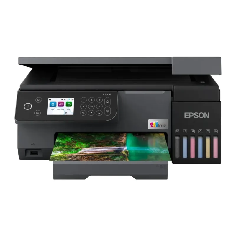 МФУ Epson EcoTank L8100 черный (C11CK94402)