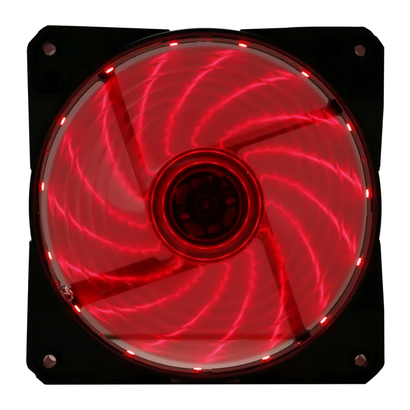 Вентилятор для корпуса Digma DFAN-LED-RED RGB черный