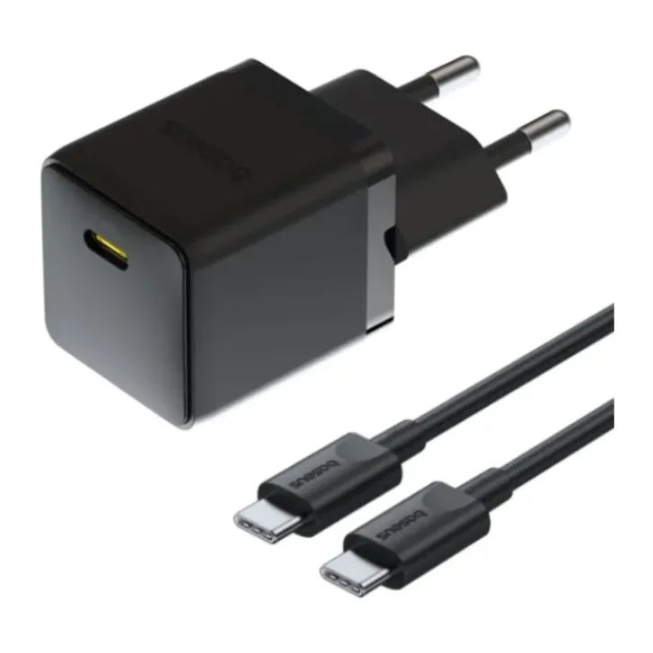 Сетевое зарядное устройство Baseus Palm 20W EU Cluster Black (P10111602113-01)