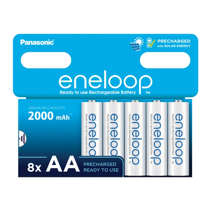 Аккумулятор Panasonic Eneloop AA 2000mAh BL8 (BK-3MCDE/8HH)
