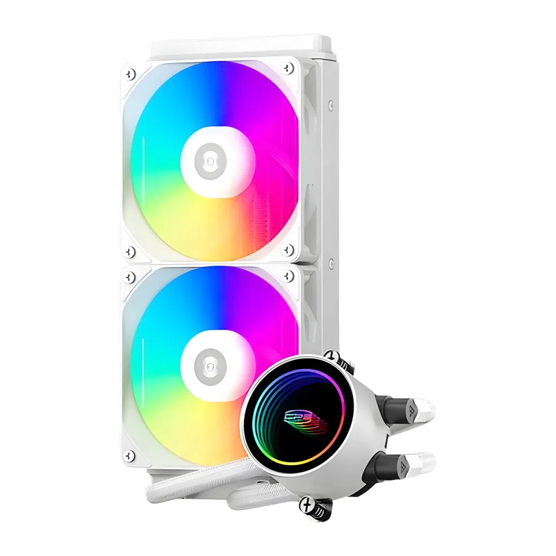 Система жидкостного охлаждения для процессора PCCooler DA240 ARGB WH белый (DA240-WHAWXX-GL)