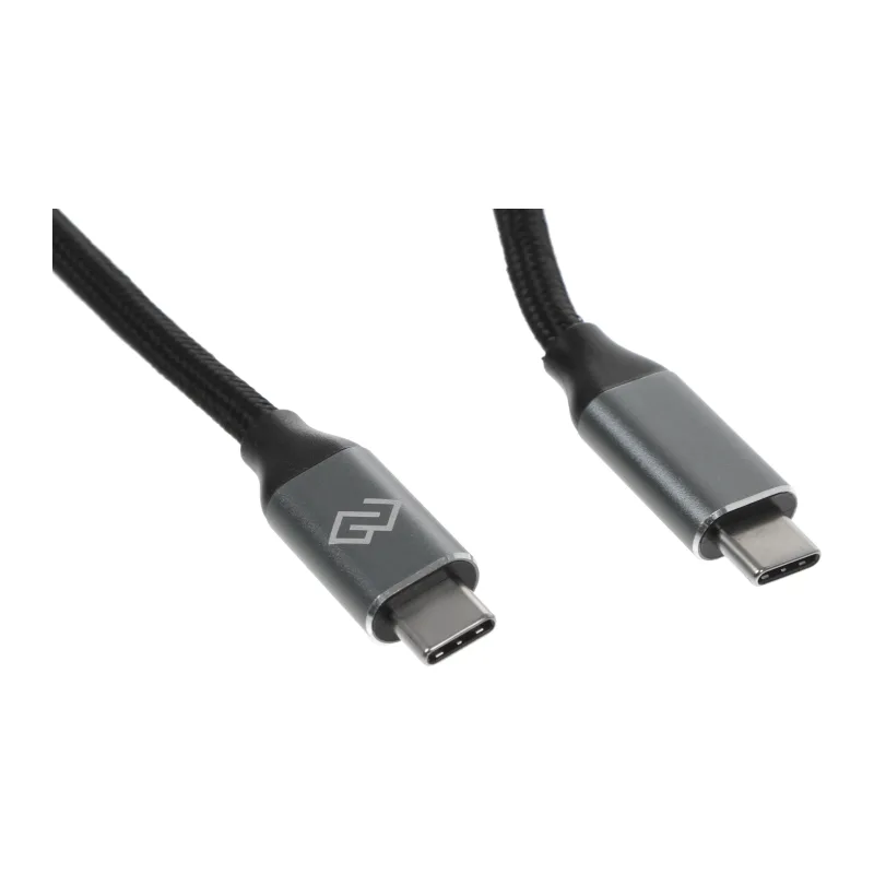 Кабель Digma D-TYPE-C-USB3.2-100W-4K-1.5M черный