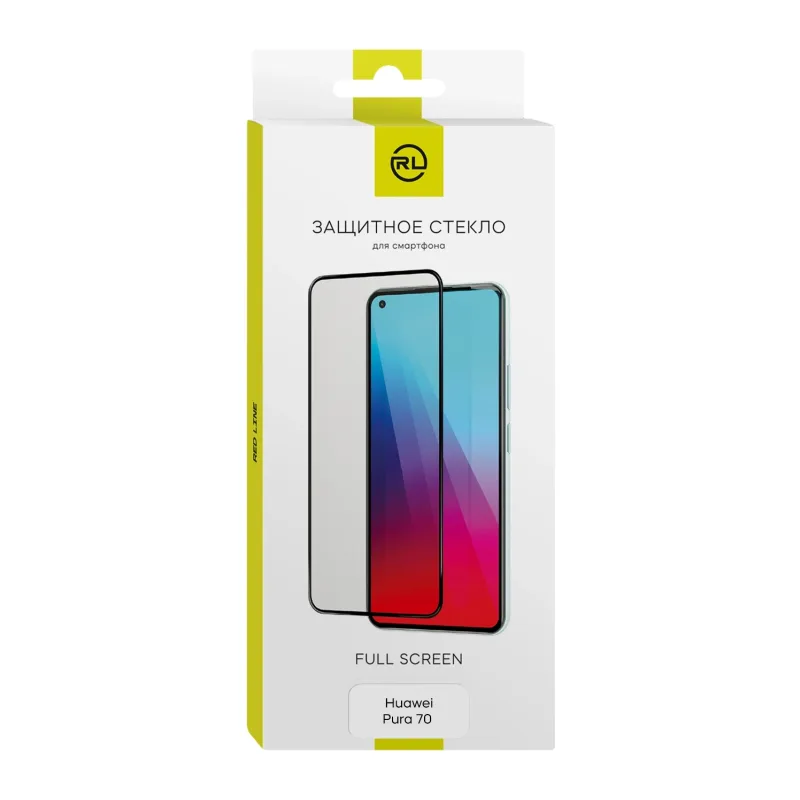 Защитное стекло для экрана Red Line для Huawei Pura 70 2.5D черный (УТ000039351)