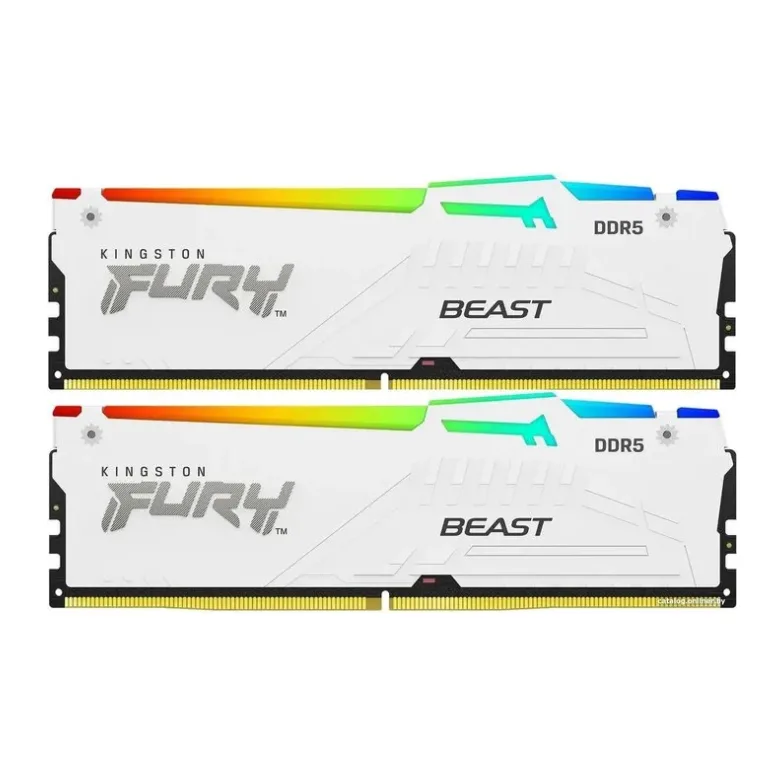 Оперативная память Kingston Fury Beast White 2x16Gb DDR5 (KF560C30BWAK2-32)
