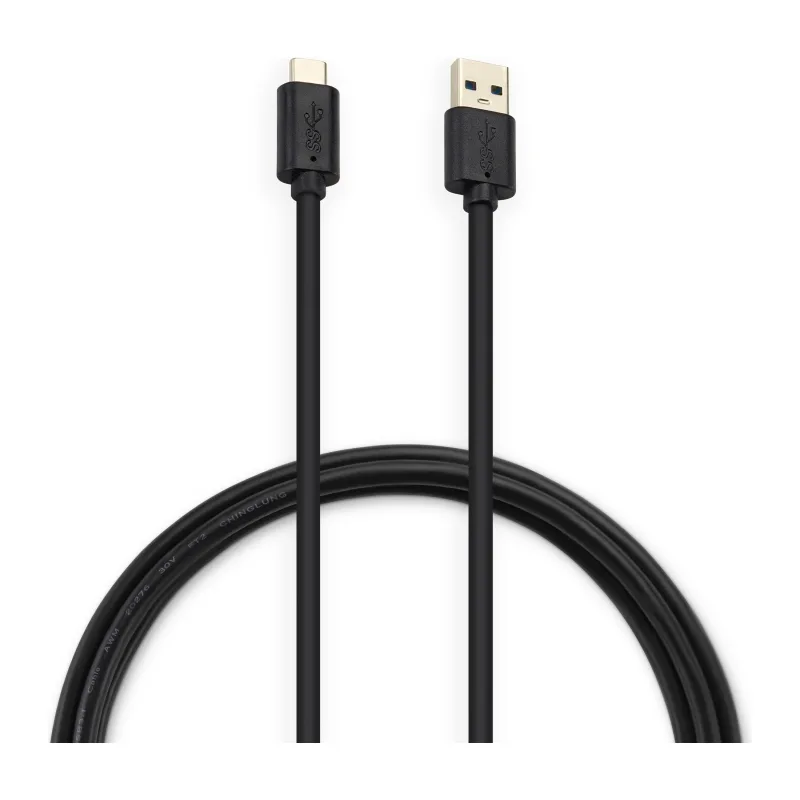 Кабель Buro BU-USB3.2-AC-1.8MB 1.8м пакет черный