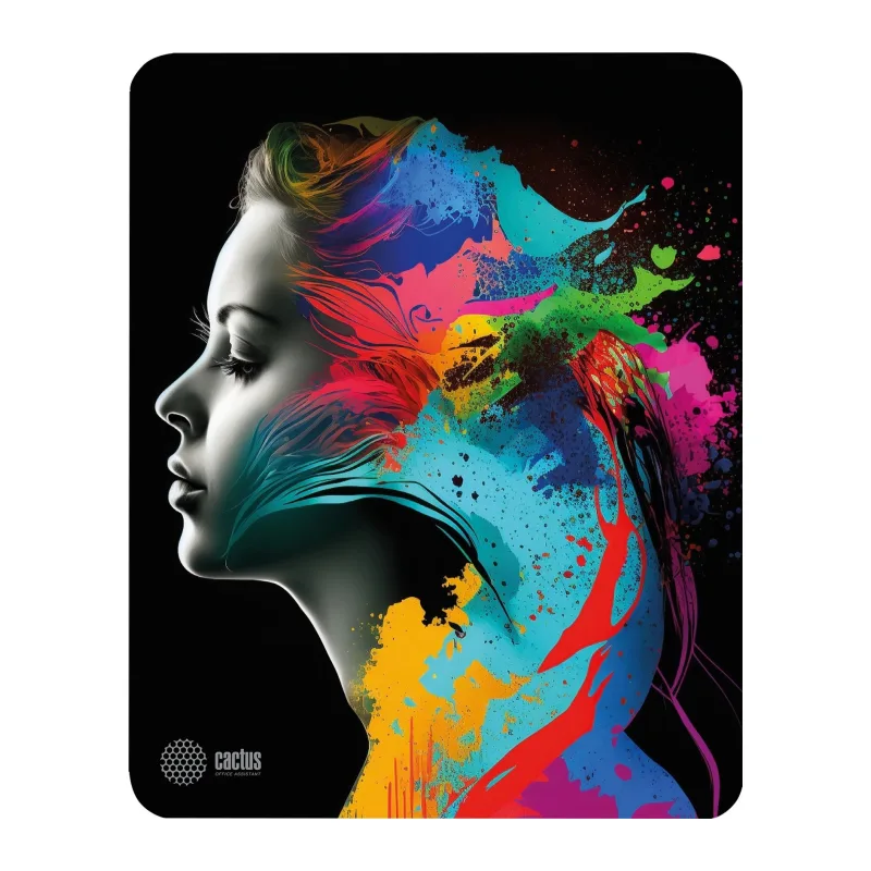 Коврик для мыши Cactus Color Paint (CS-MPC-D08M)