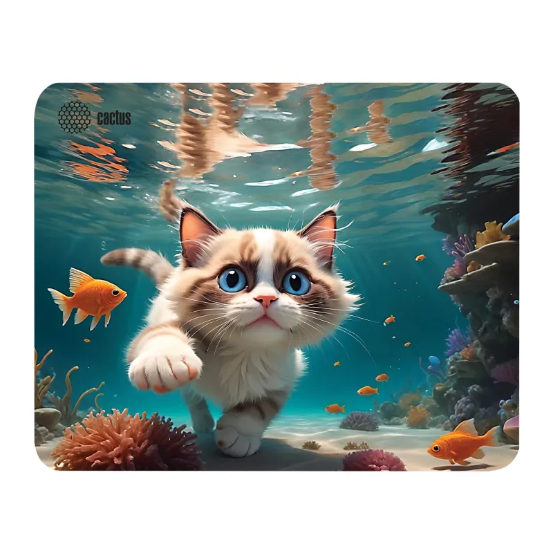 Коврик для мыши Cactus Fish Cat (CS-MPC-D15M)