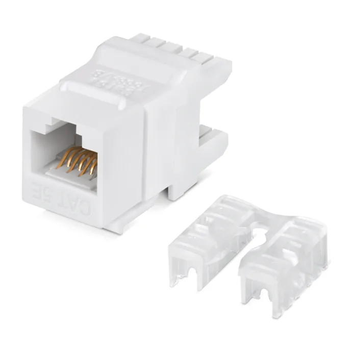 Вставка Cabeus Keystone Jack KJ-RJ45-Cat.5e-180 белый