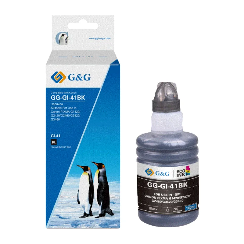 Чернила G&G GG-GI-41BK черный