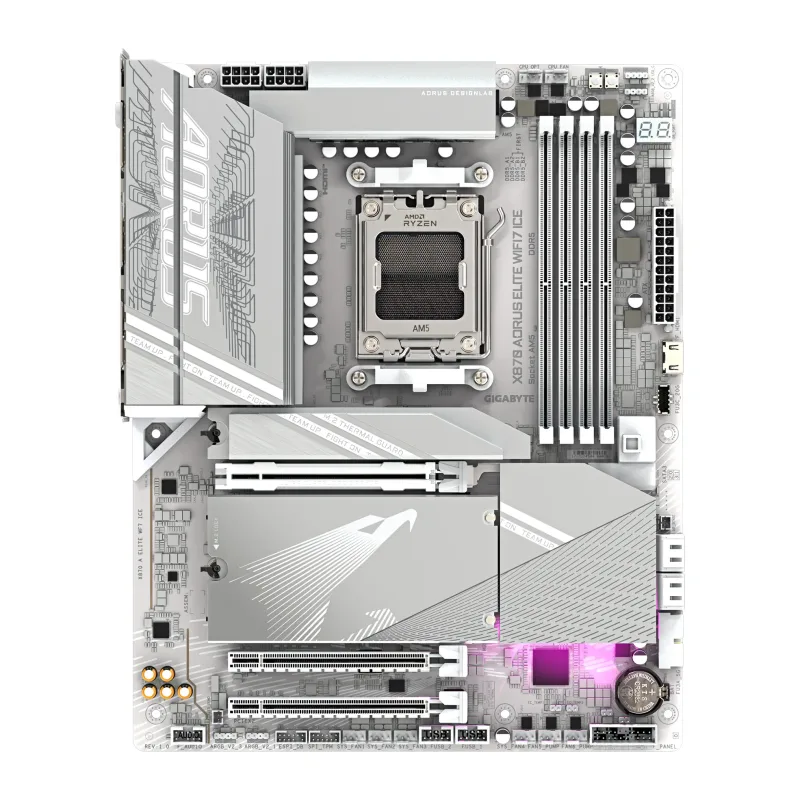 Материнская плата GigaByte X870 Aorus Elite WIFI7 Ice rev. 1.1