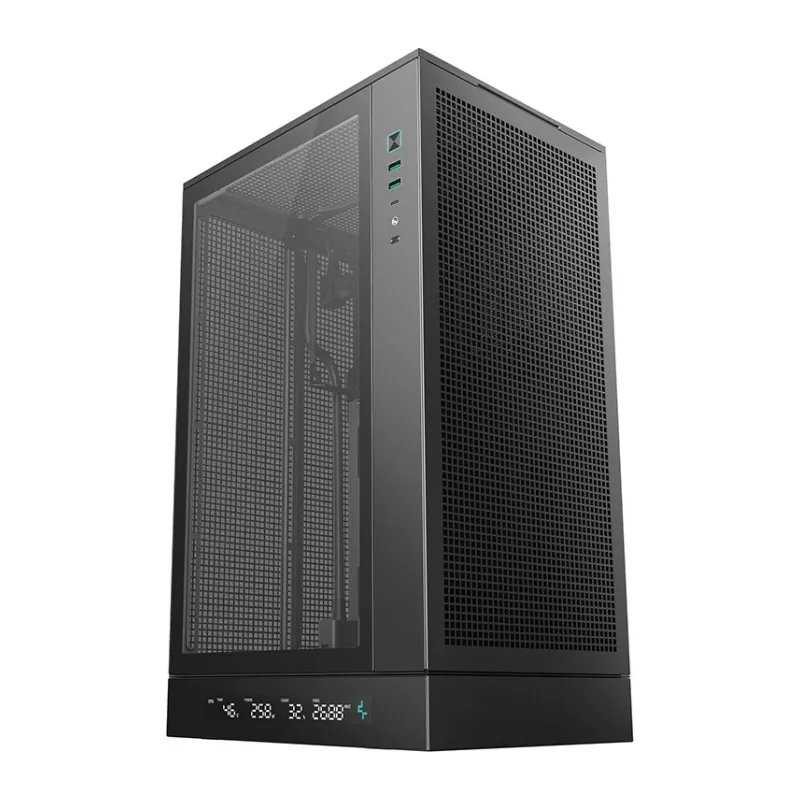 Корпус DeepCool CH270 Digital без БП черный (R-CH270-BKNDM0-G-1)