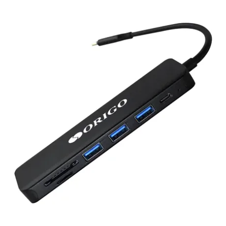 USB-хаб Origo OU3340PD черный (OU3340PD/B1)