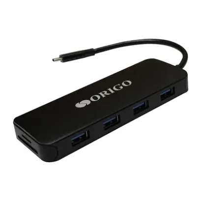 USB-хаб Origo OU3390SNPD черный (OU3390SNPD/B1)