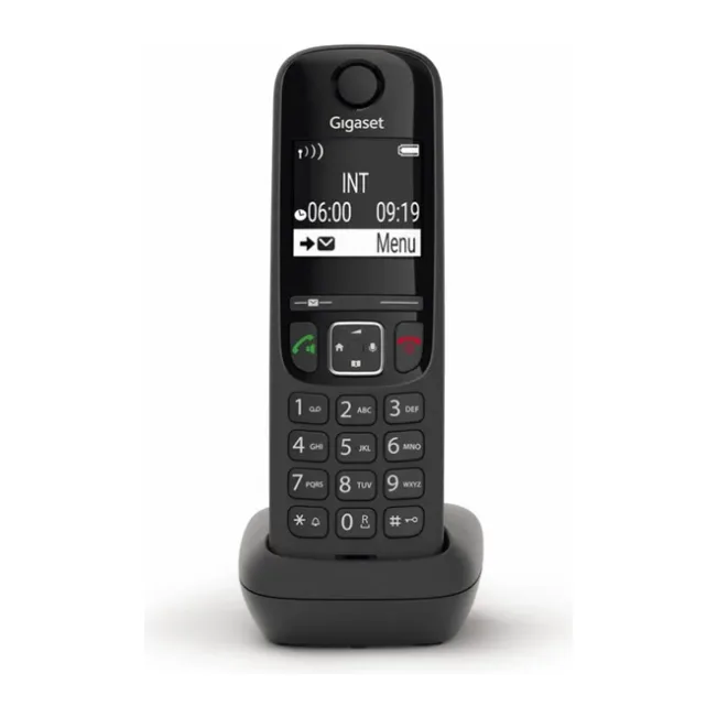 Дополнительная трубка Dect Gigaset AS690HX черный (S30852-H2876-R101)